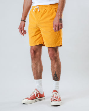 Baby Cord Short Yellow