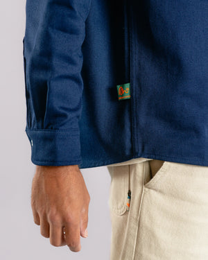 The Indoor Society Overshirt Blue