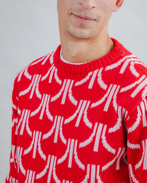 Atari Sweater Monogram Jacquard