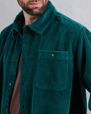 Corduroy Overshirt Green