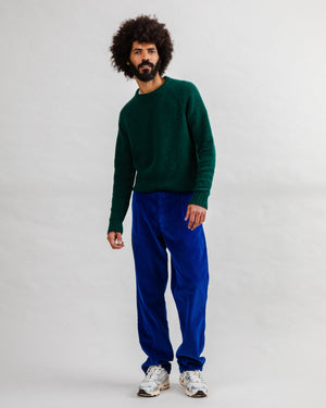 Corduroy Pleated Chino Pants Klein Blue