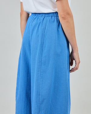 Checks Balloon Pants Blue