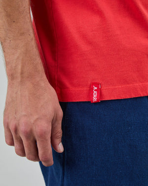 Atari Classic Logo Oversize T-Shirt Red