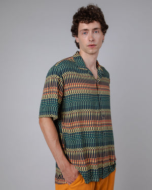 Calella Aloha Shirt Navy