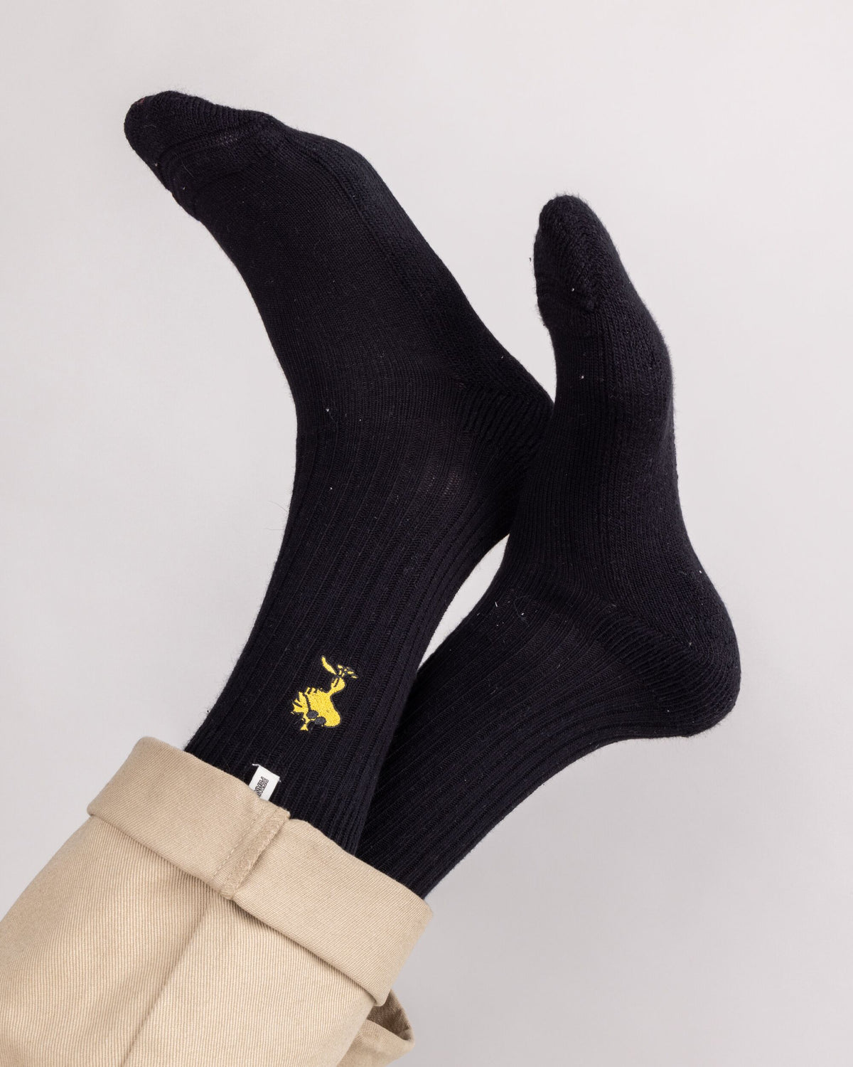 Peanuts Woodstock Socks Black
