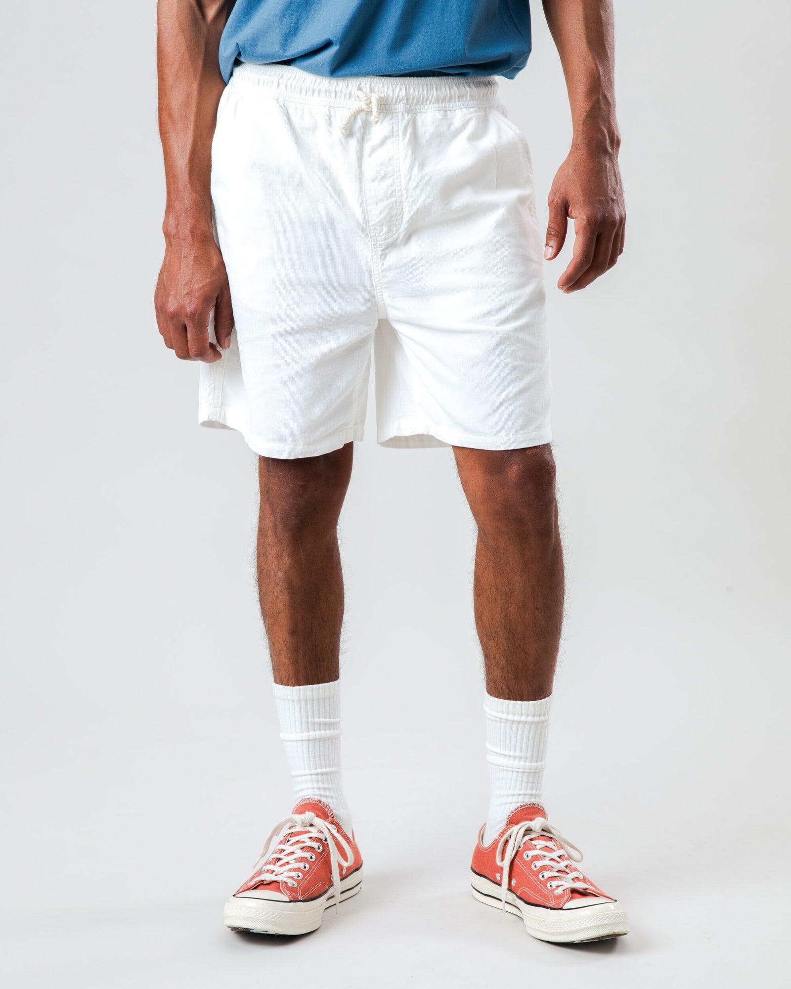Baby Cord Short Ecru