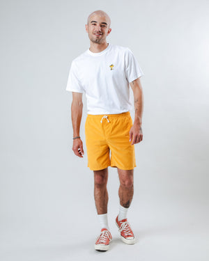Baby Cord Short Yellow
