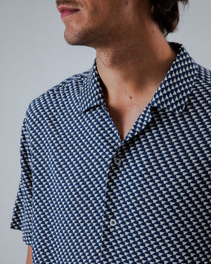 Tramuntana Aloha Shirt Navy