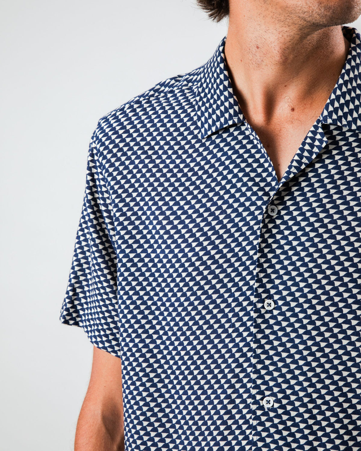 Tramuntana Aloha Shirt Navy