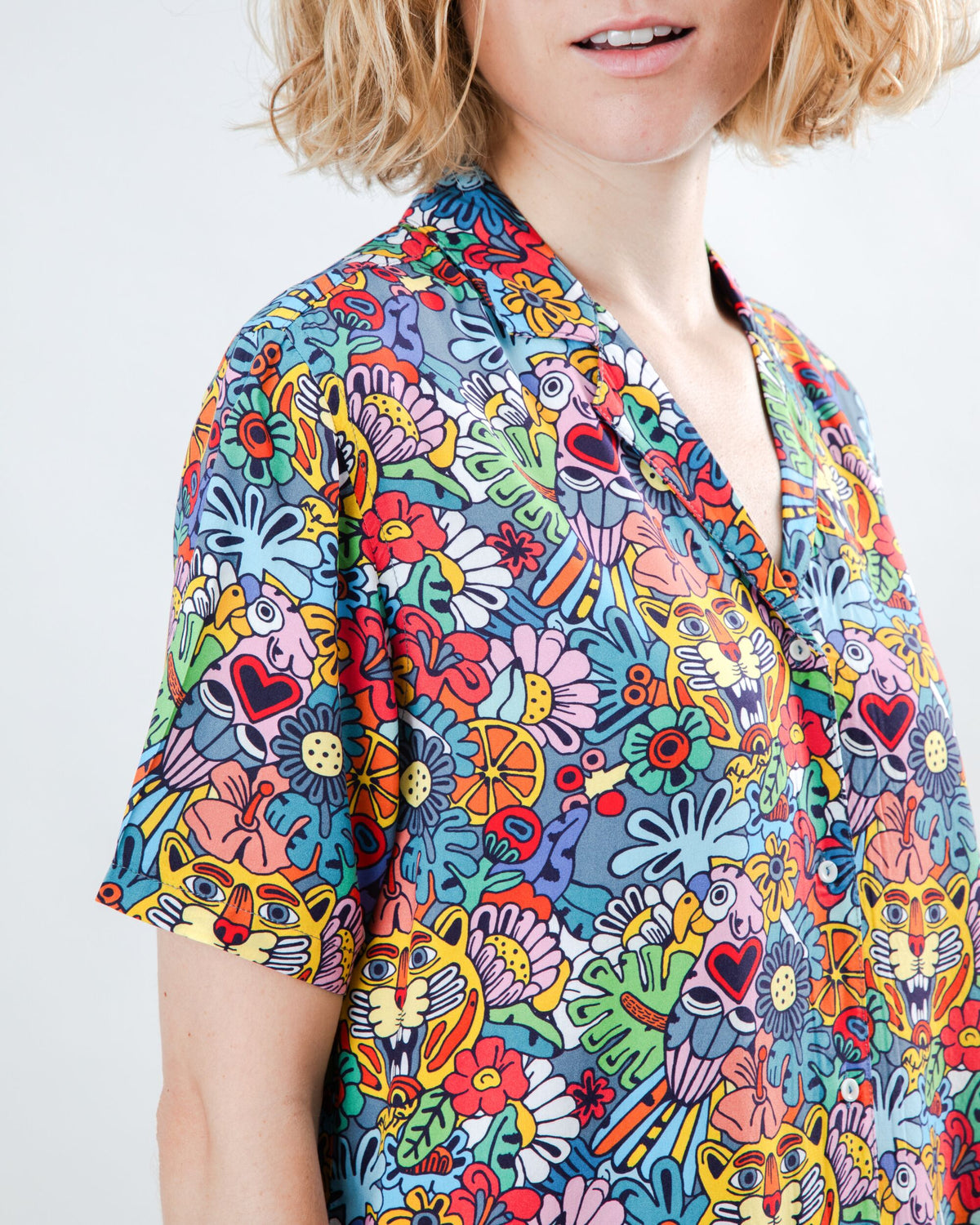 Asis Percales Tutti Frutti Aloha Blouse