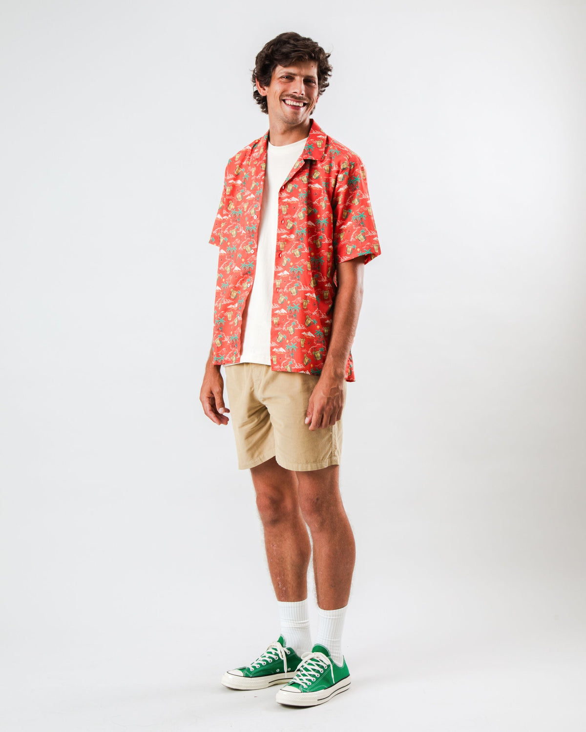 Jungle Juice Aloha Shirt Red