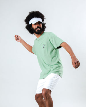 Peanuts Tennis Snoopy T-shirt Light Green