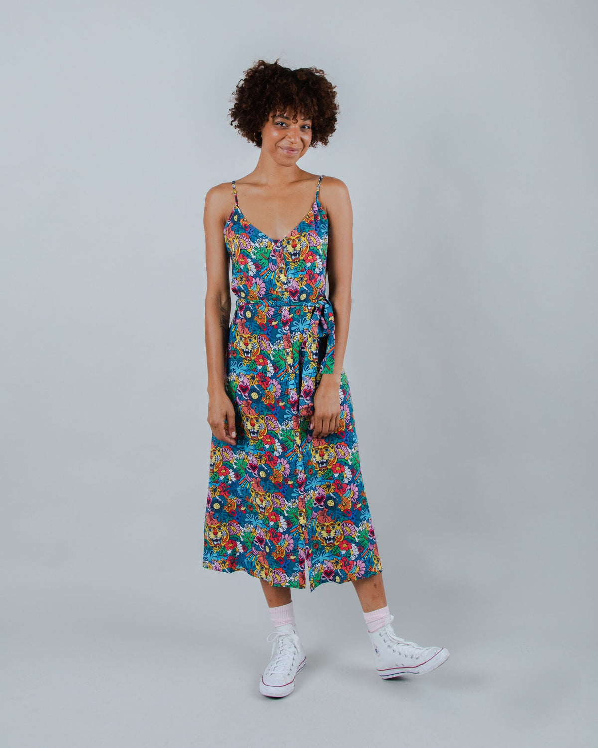 Asis Percales Tutti Frutti Strap Dress