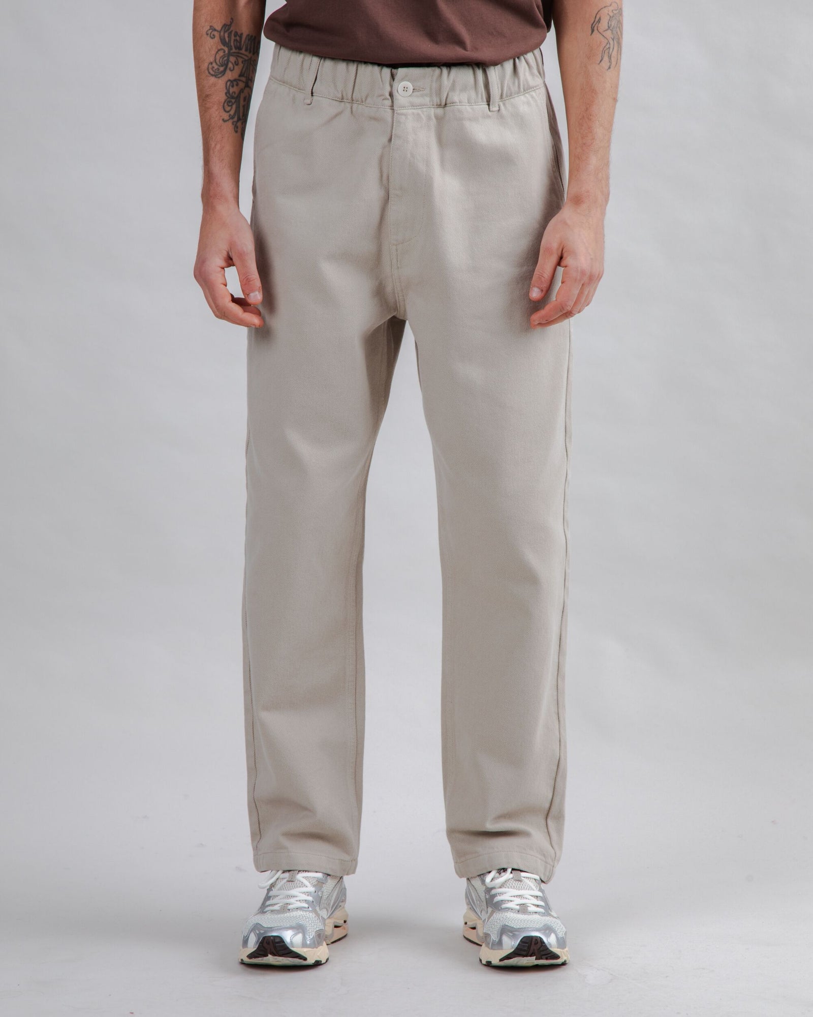 Loose Relaxed Pants Beige