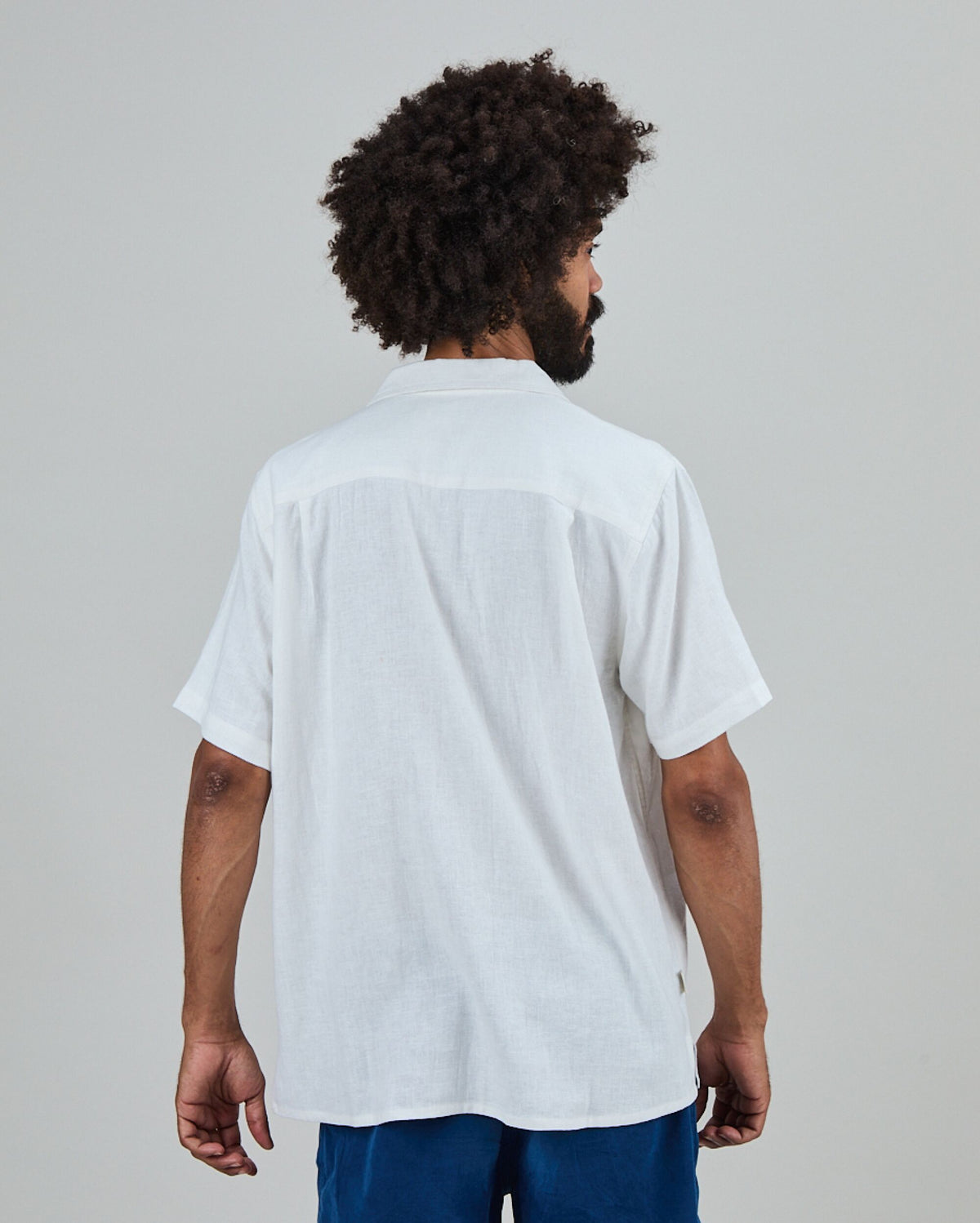 Chiringuito Embroidery Aloha Shirt White