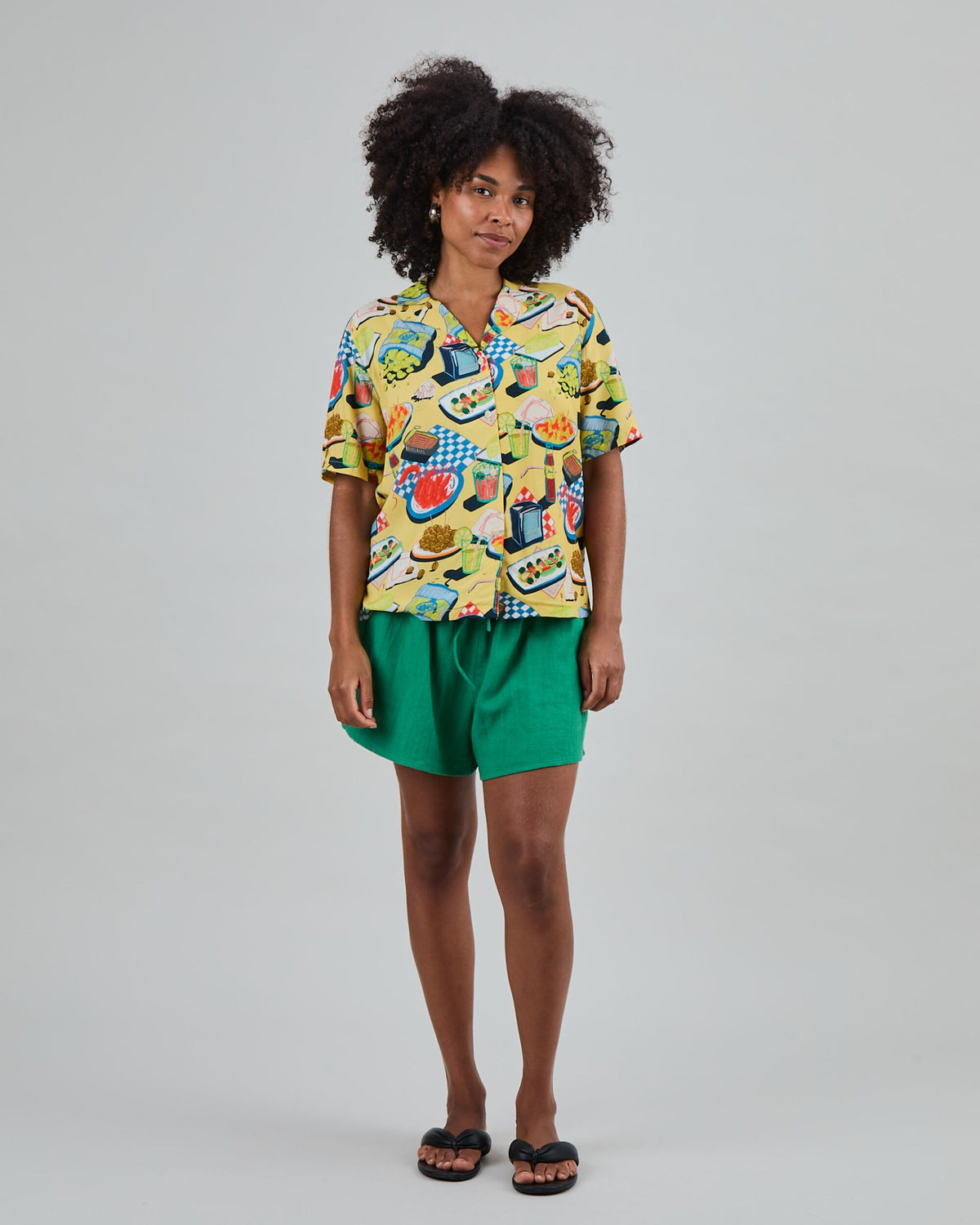 Chiringuito Aloha Blouse Yellow