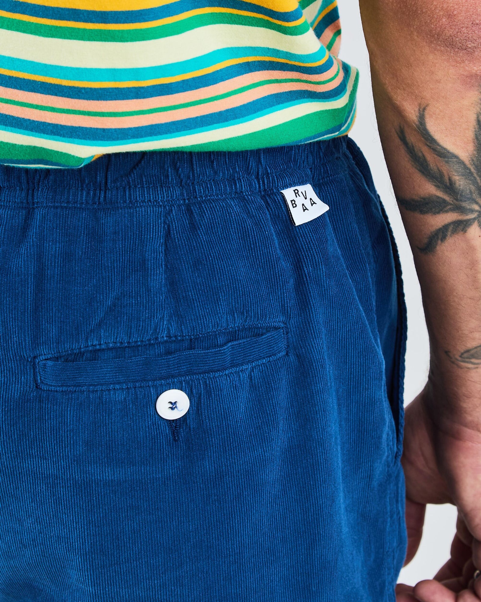 Baby Cord Shorts Blue