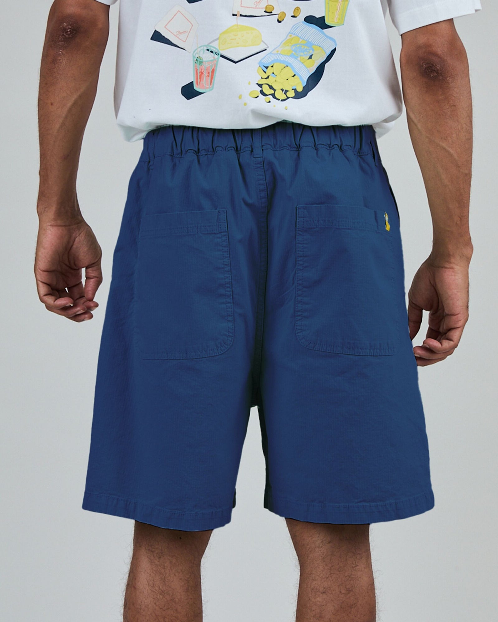 Relaxed Shorts Dolphin Blue