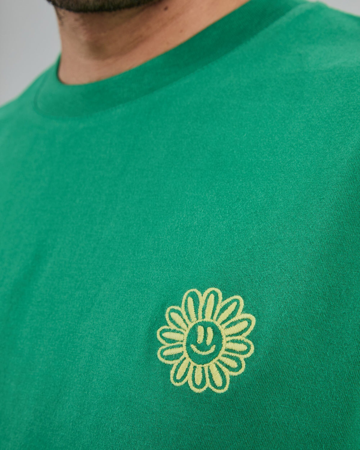 Asis Percales Daisy T-Shirt Green