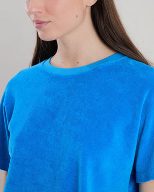 Terry oversize Tee Blue