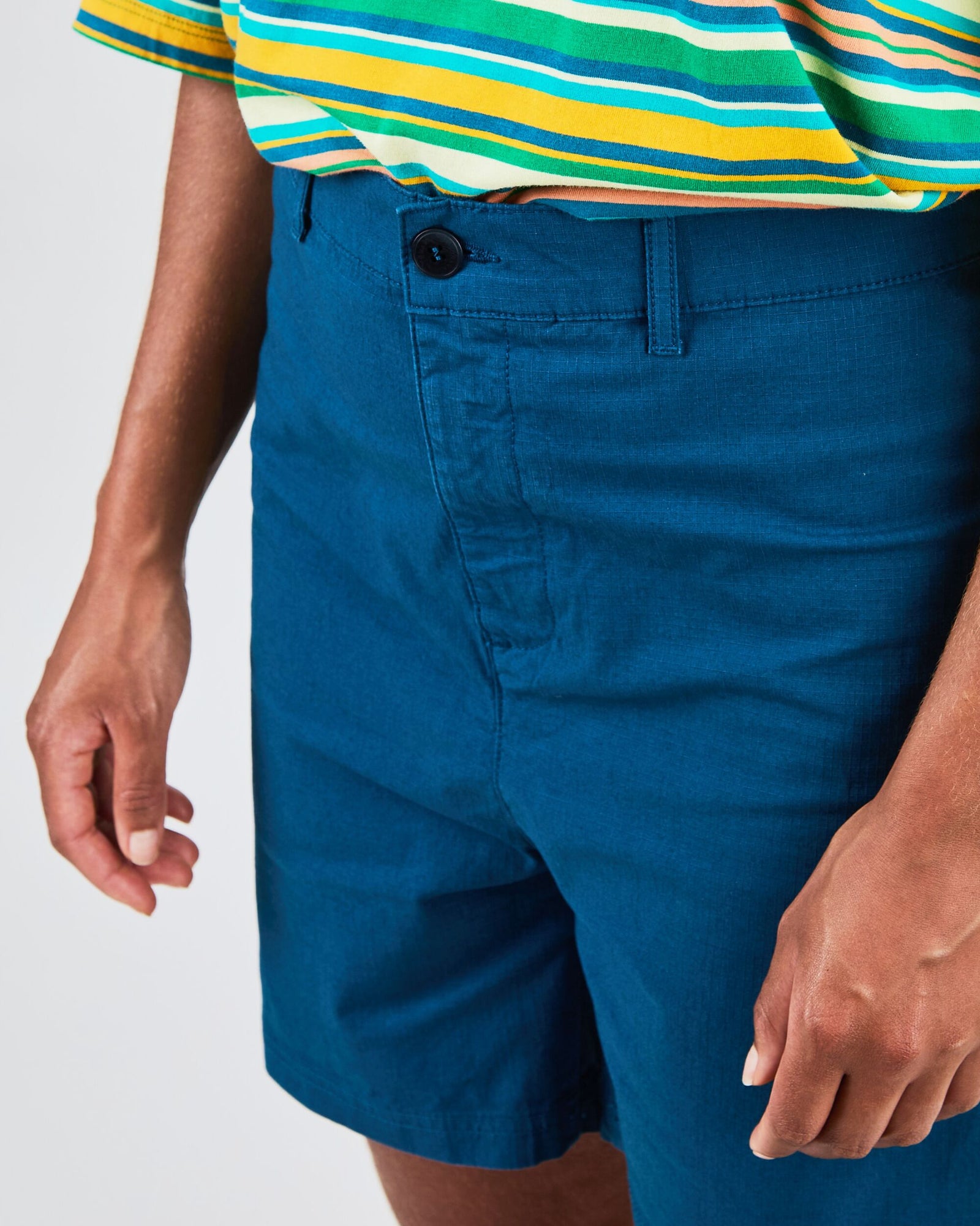 High Waist Shorts Blue