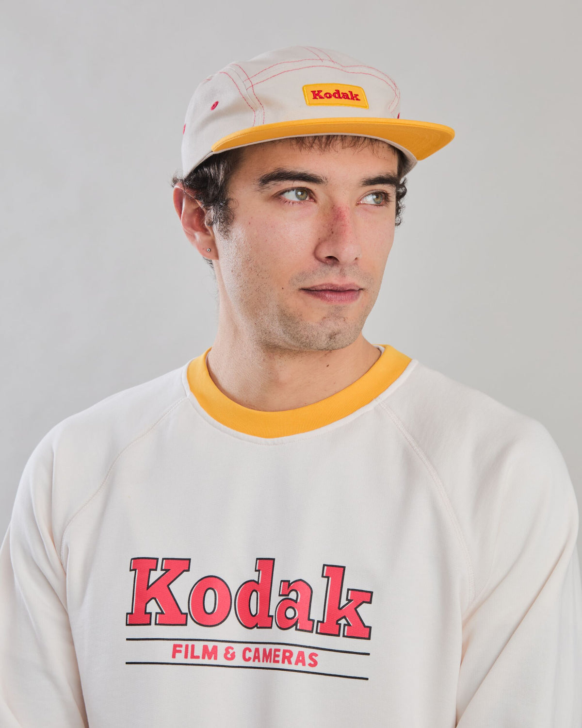 Kodak Retro FIlm Sweatshirt Ecru