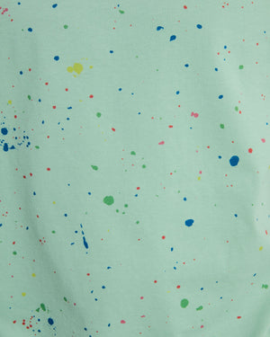 Splash Paint Tshirt Green