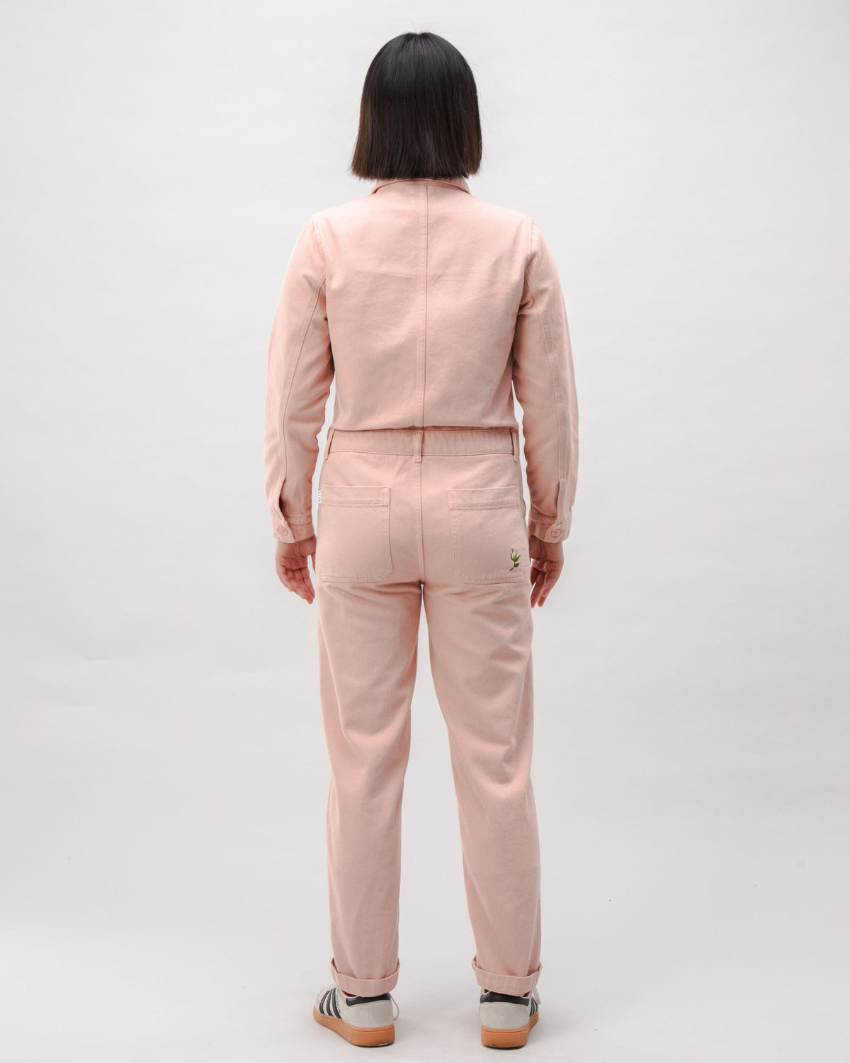 Cotton Twill Boiler Suit Rose