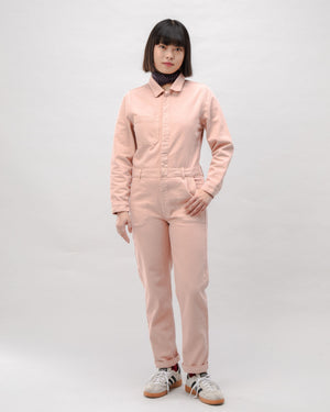 Cotton Twill Boiler Suit Rose